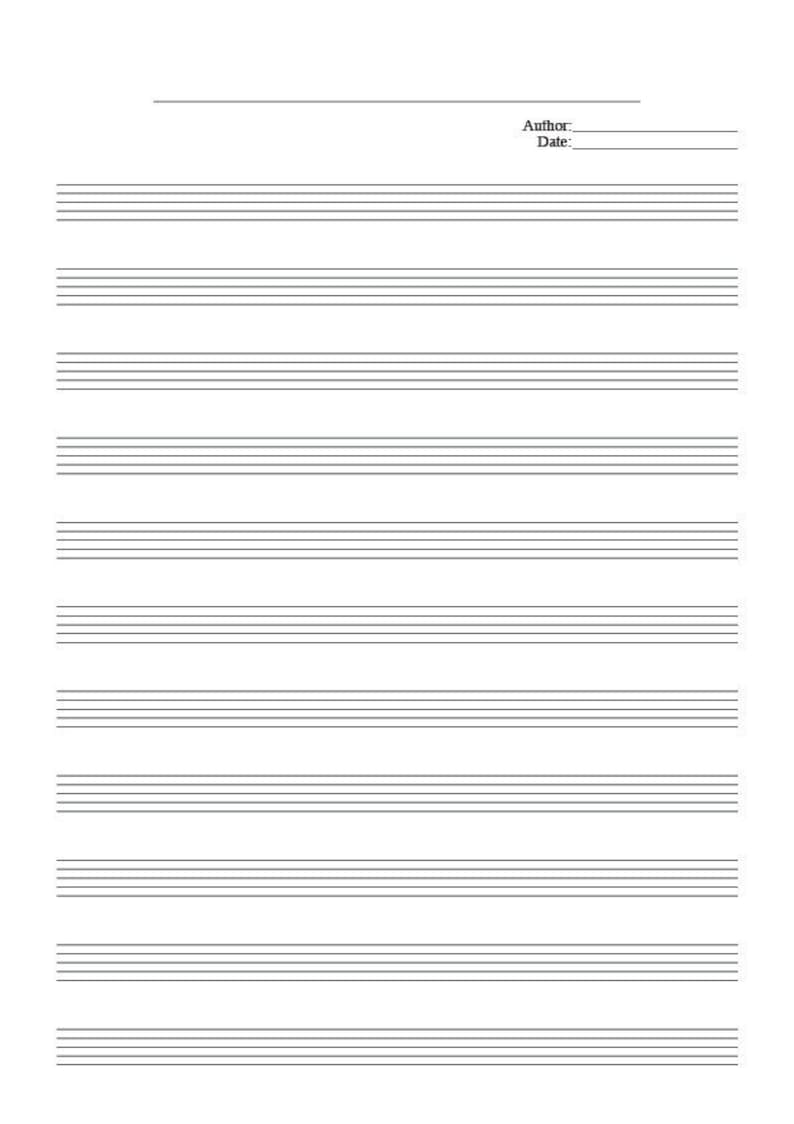 Printable Blank Piano Sheet Music PDF Blank Staff Sheet Music PDF ...