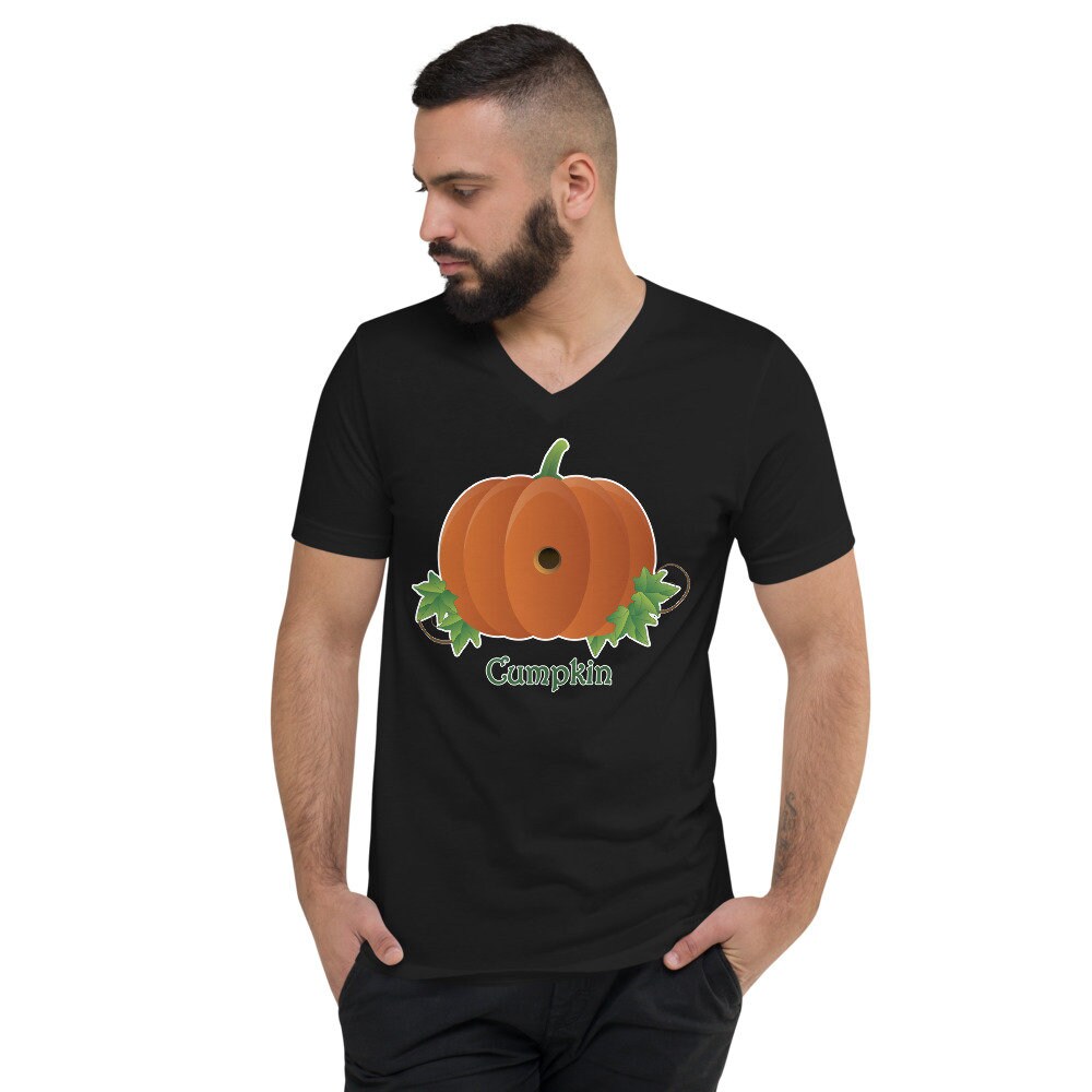 Cumpkin Unisex Short Sleeve V-neck T 