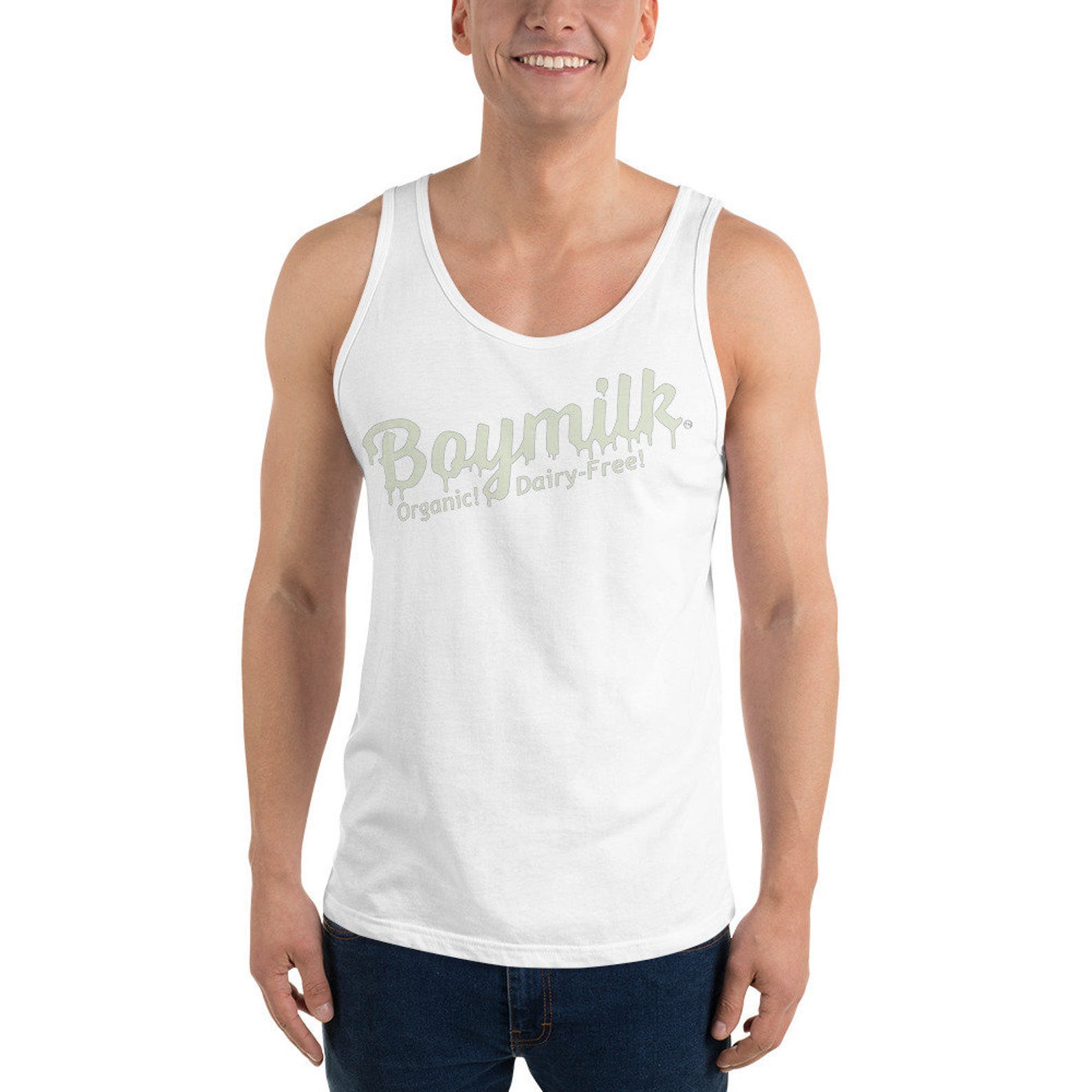 Boymilk Tank Top Funny Gay Tank Top Joke Tank Top Gift Etsy