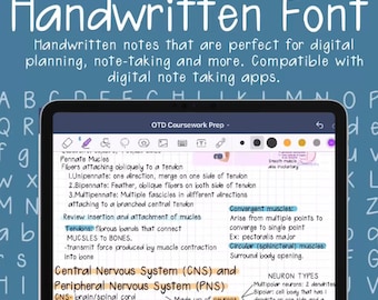 GraysPlan Font: Digital Font Notes Edition