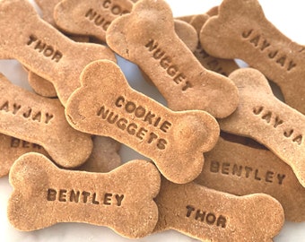 Biscuits bio personnalisés entièrement naturels pour chien