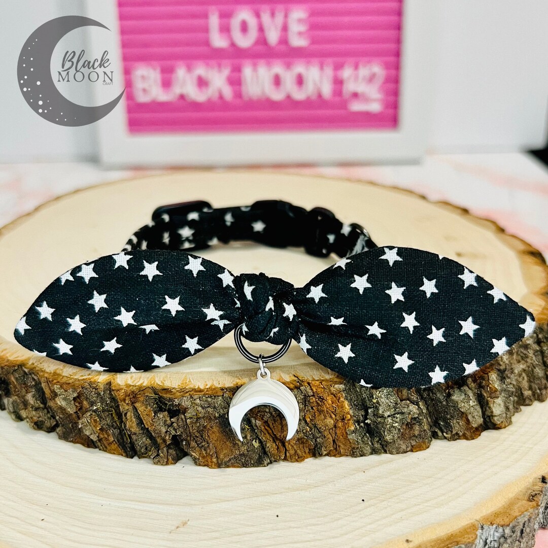 Cat Necklace Bunny Ear Bow Tie Necklace Breakaway Necklace Small Dog