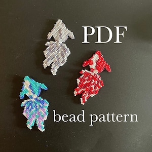 Japanese goldfish 2022 PDF pattern for miyuki delica
