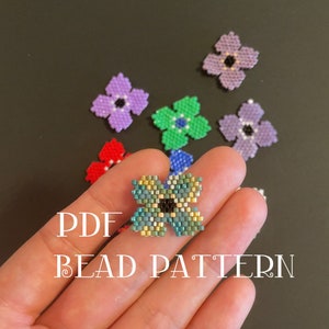 Flower 2022 PDF pattern for miyuki delica