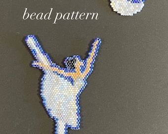 Ballerina & Moon PDF pattern for miyuki delica