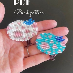 SAKURA PDF pattern for miyuki delica