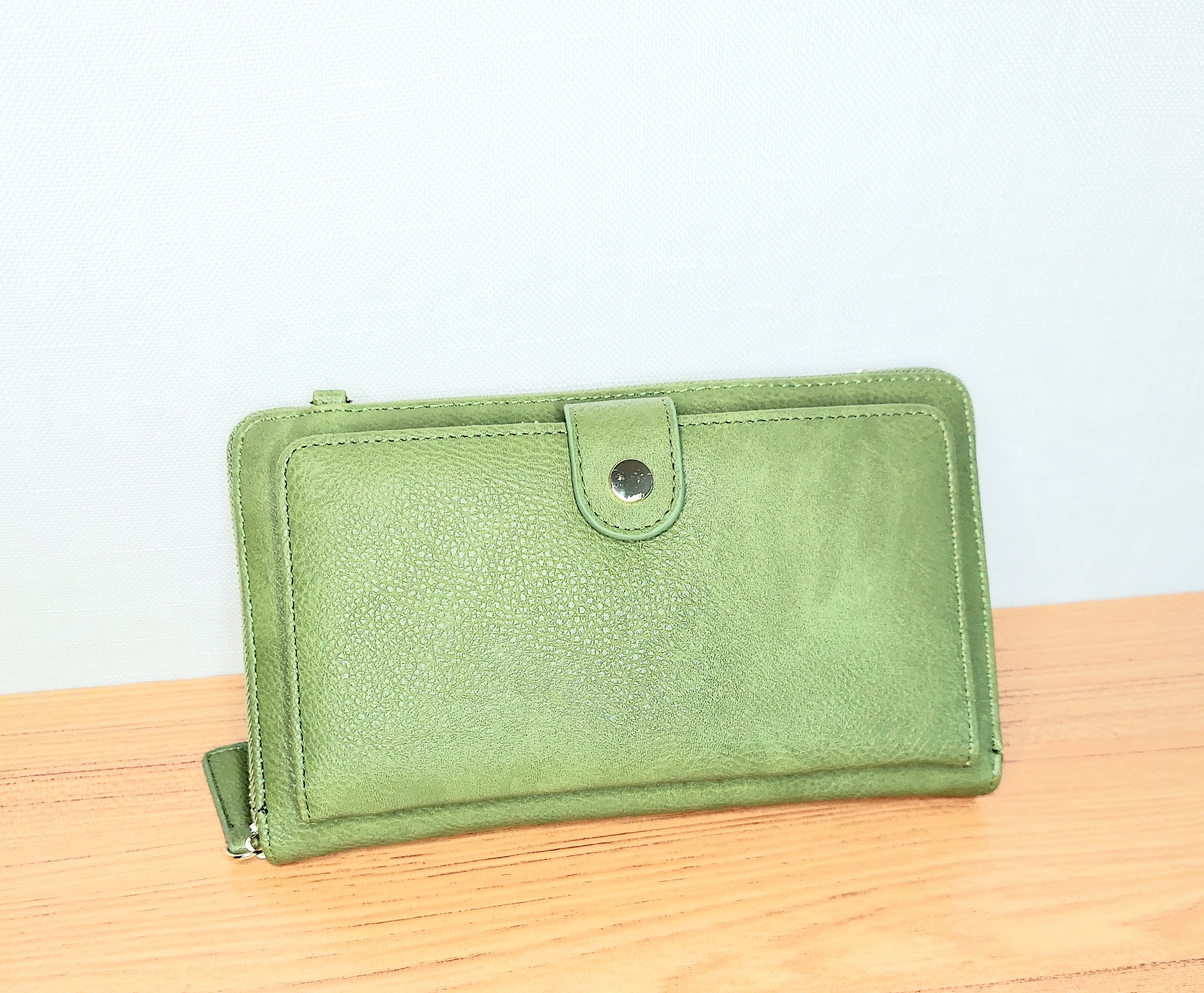 large wallet with shoulder strap