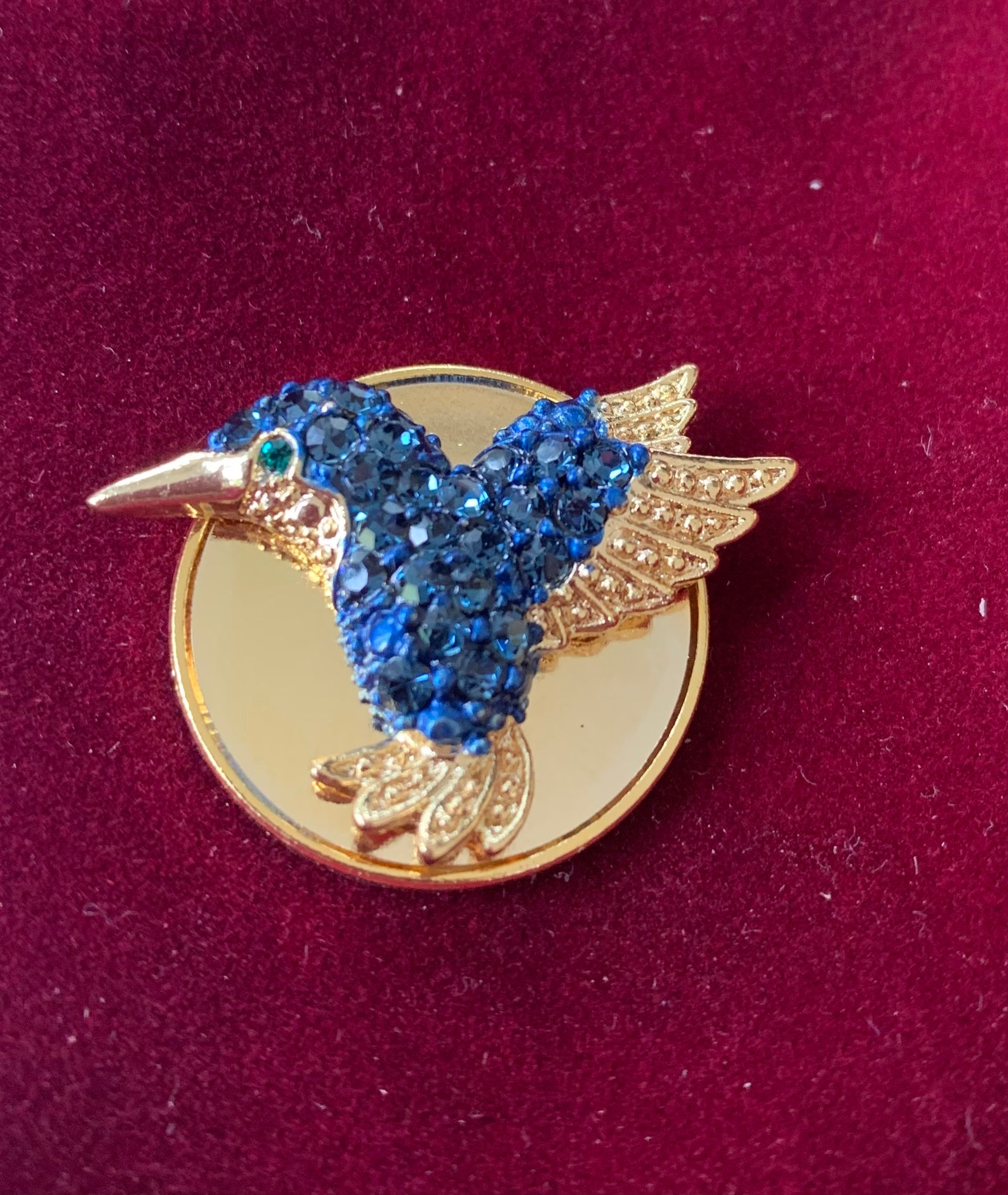 Bling golf ball marker hat clip hummingbird Etsy