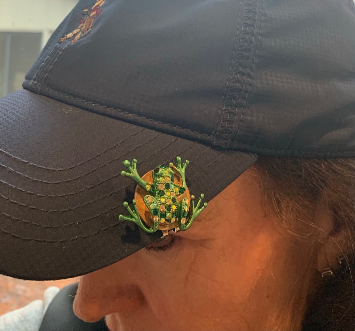 Bling golf ball marker with hat clip Etsy