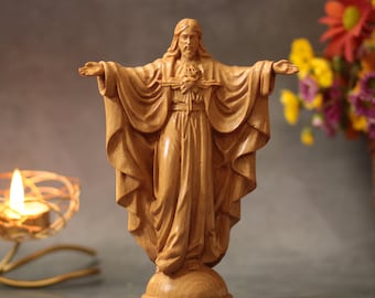 Christ the King figurine Sacred Heart of Jesus Statue Catholic Gifts Religious Gifts Religious Home Decor And Gifts Catholic Ornaments