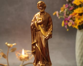 Saint Joseph Statue Vintage Style Catholic Gifts Catholic Home Decor Fathers Day gift Christian Gift Religious Statue Christian dad gift