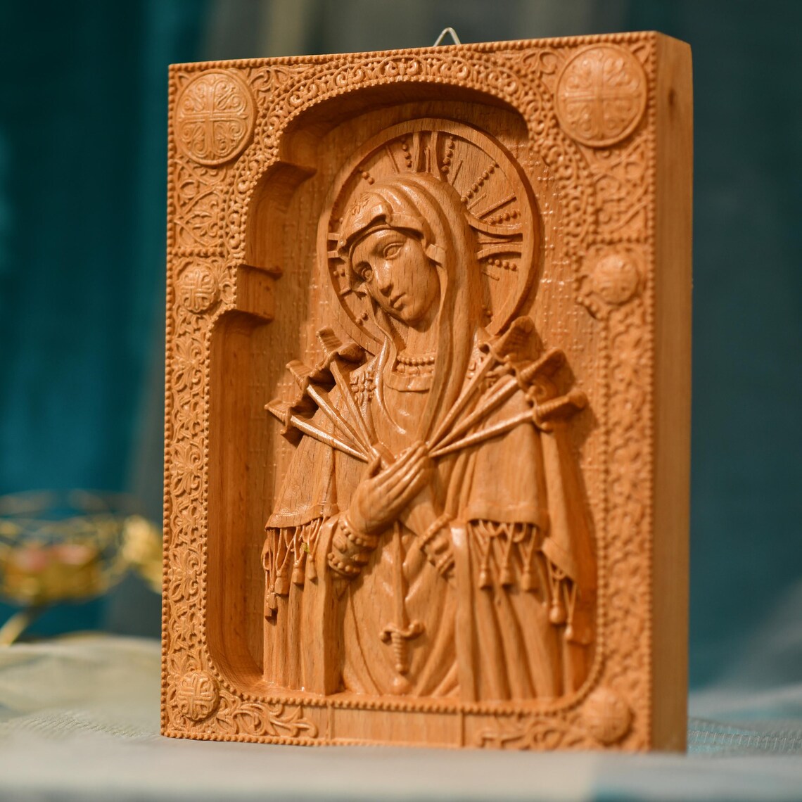 Our Lady of Sorrows Wall Art Religious Wall Hanging Art Work Christian ...