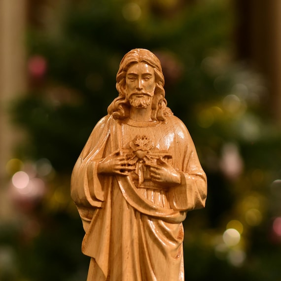 Sacred Heart of Jesus Christ Statue Our Lord Christian Gifts Home Altar Catholic Art Fall Decor Housewarming Gift New Home Gift for Home
