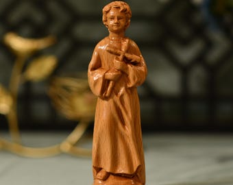 Baby Jesus Religious Statue Figurine, Religious Catholic Statue, Wooden Religious Gifts,Housewarming Gift,New Home Gift,Home Decor