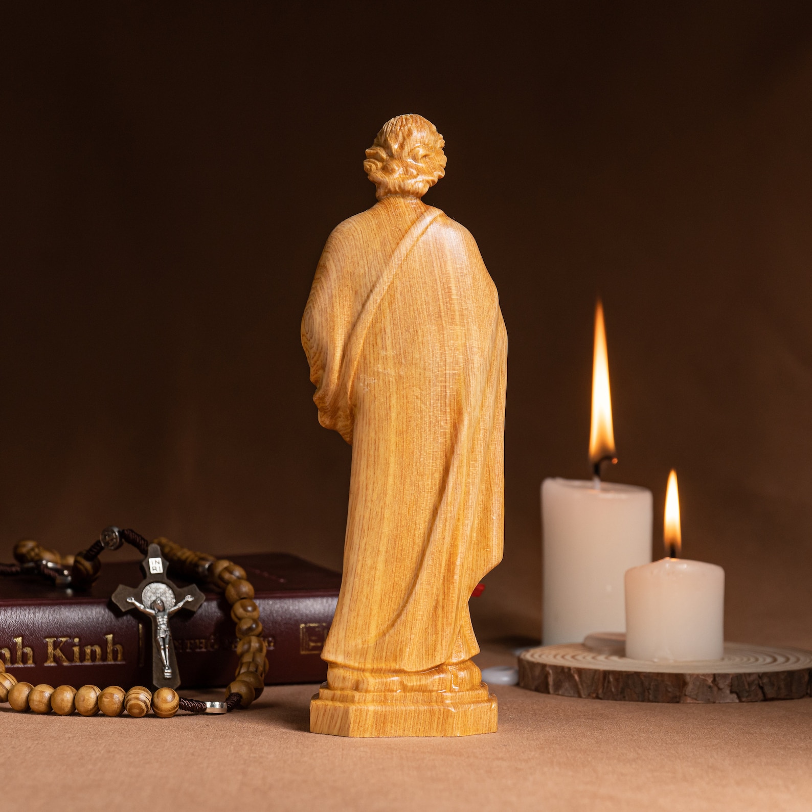 St. Joseph Patron Saint of Workers Wood Carvings Religious Art Etsy