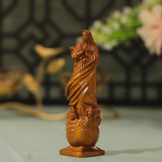 Our Lady of the Assumption Statue Catholic Statue Handmade Gifts Mother Mary Statue Mary Statue Mothers Day Gift
