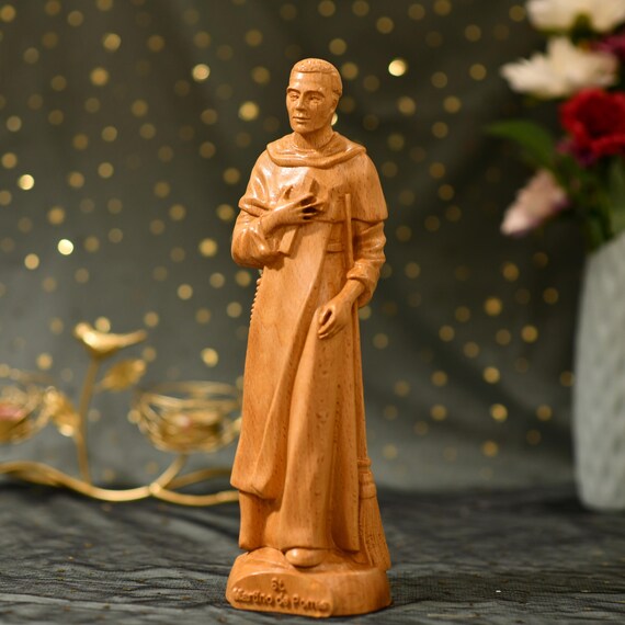 11.8 Inches Saint Martin de Porres Statue, Religious Gifts, Housewarming Gift,Home Decor, Fathers Day Gift, Thank You Gift, Christmas Gift