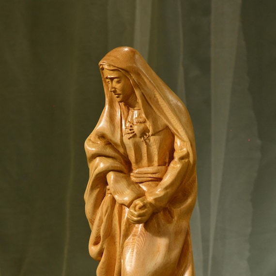 20 Inches Our Lady of Sorrows Mother Mary Statue La Pieta Statue Catholic Religious Crafts Church Supplies Virgin Mary Icon Catholic Gifts