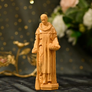 16 Inches San Martino de Porres Statue Handmade Home Decor Catholic Saints Statue Religious Christian Catholic Art Christian Gift