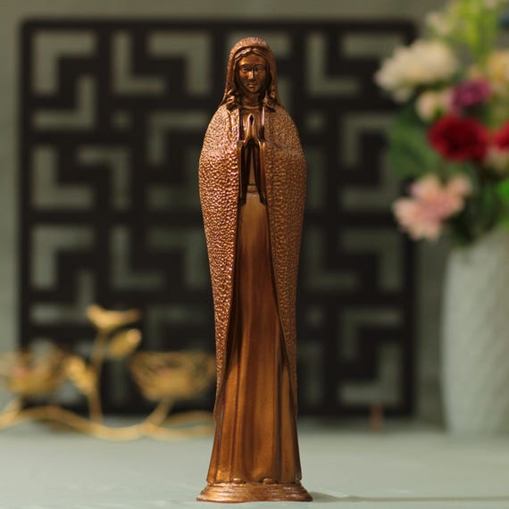 11.8 Inches Our Lady of Lourdes Statue Antique Style Christian Gifts Religious Catholic Statue Housewarming Gift New Home Gift