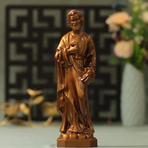 11.8 Inches Saint Joseph Statue Antique Style St Joseph the Worker Statue St. Joseph Fathers Day Gifts Ideas, Christian Religious Art