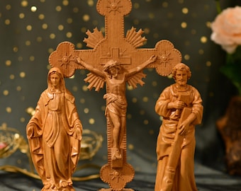 アンティーク　キリスト教　クロス　イエス　十字架　彫刻　シルバー　木製　INRI アンティーク キリスト教 クロス イエス 十字架 彫刻 シルバー 木製