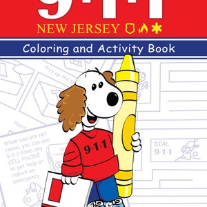 Kids coloring activity book 911 Emergency Activity 24 coloring pages PDF downloads