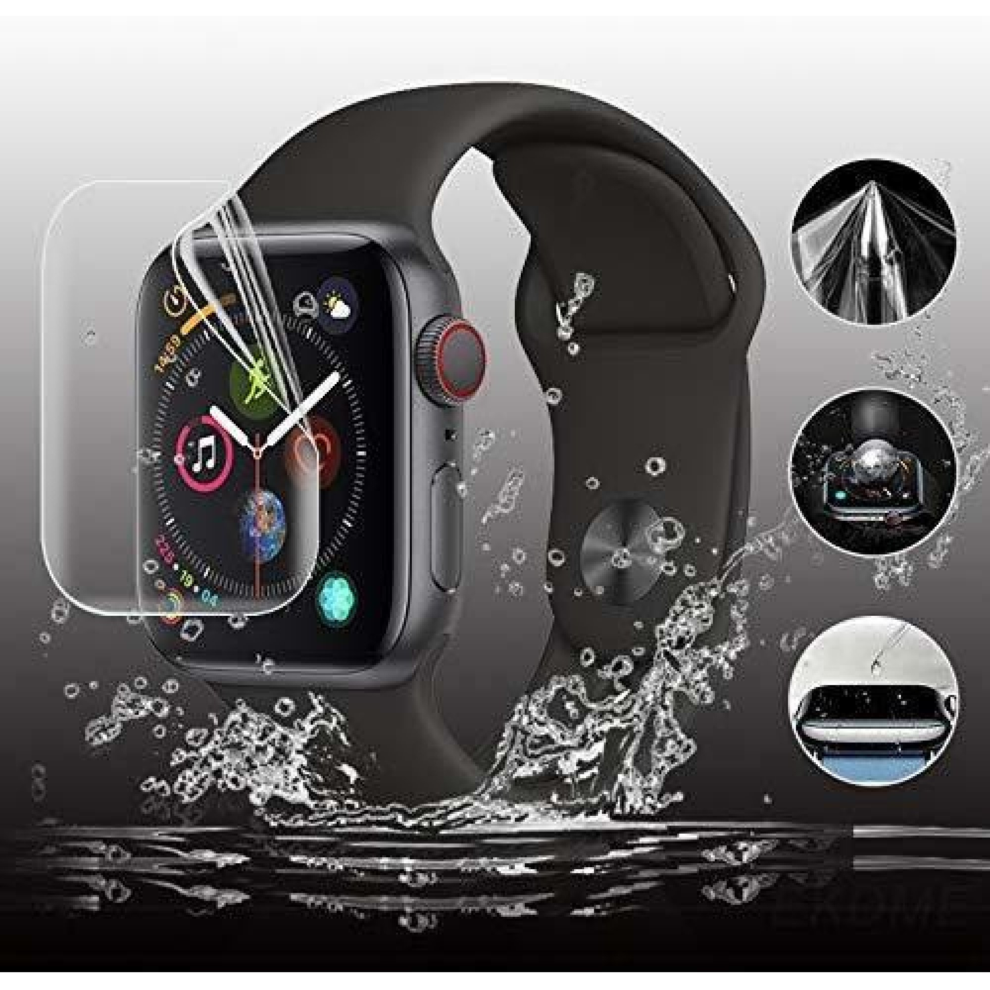 Apple Watch Hydrogel 9H HD Flexible Full Screen Protector Etsy
