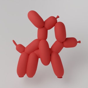 Balloon Dog Humpek Fan Art Toy - Instant Download STL File for 3D ...