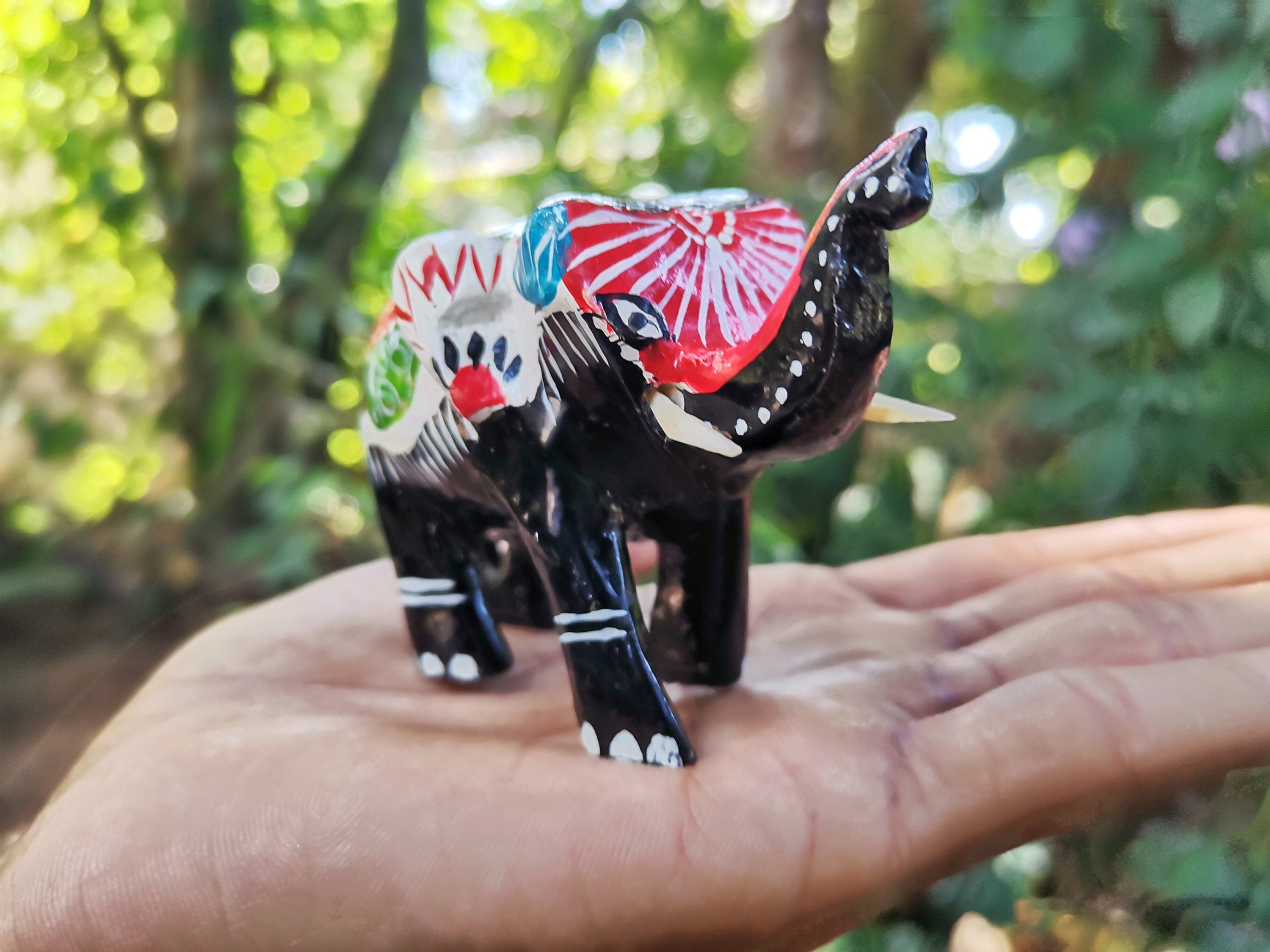 Sri lankan Wooden Elephant StatuesSize 5.5cm Etsy