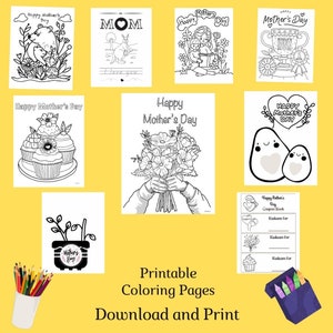 Mother&#39;s Day Coloring, Printable Coloring Pages, Mother&#39;s Day Printables, Coloring Printables