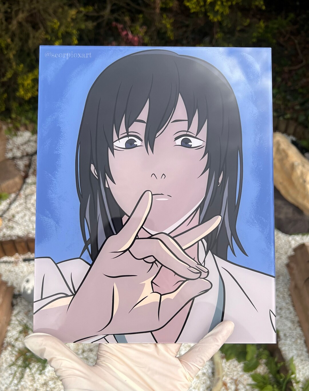 Anime Plexiglass Painting 8x10 Etsy