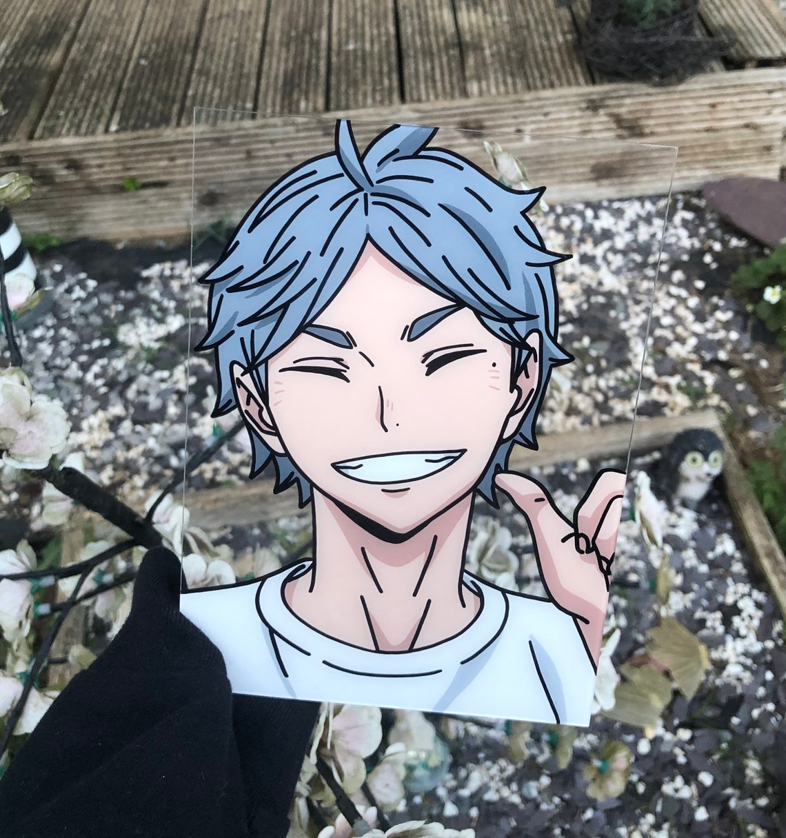 Custom anime acrylic glass paintings | Etsy