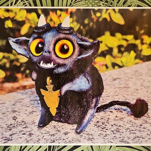 Print on Canvas Goblin Grinka 60 x 40 cm Unframed | Wall Decor | Fantasy art