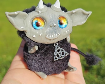 Goblin Syrok | Miniatura Fantasy | OOAK | Miniatura Goblina | Bajka | Ukraińska zabawka artystyczna