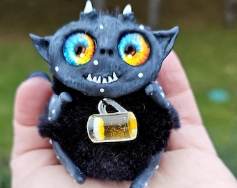 Duende Cranch / Fantasía Miniatura / Muñeca ucraniana hecha a mano / OOAK / Miniatura