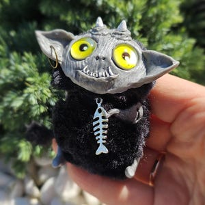 Goblin Skibka | Fantasy Miniaturel | Ukrainian Handmade doll | OOAK | Miniature