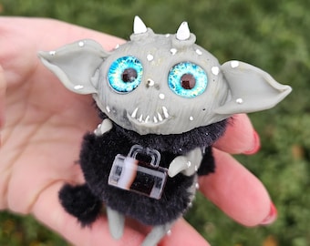 Goblin Krapka/ Miniatura/ Criaturas fantásticas/ Muñeca ucraniana hecha a mano