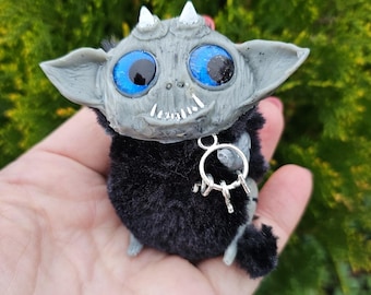 Goblin Kryazhka / Miniatura / Criaturas fantásticas / Muñeca de arte ucraniano hecha a mano