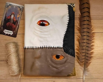 The Necromancer's grimoire | Fantasy elegant scary necronomicon necromancy, dnd notebook