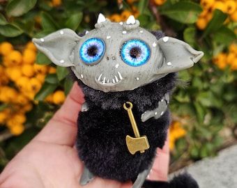 Goblin Kruvopika/ Miniatura de fantasía / Muñeca ucraniana hecha a mano / OOAK / Miniatura