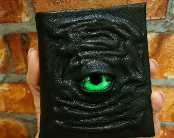 Diario del Necronomicon, cuaderno de bocetos, diario en blanco único, cuaderno de bocetos de cuero, libro de hechizos negro