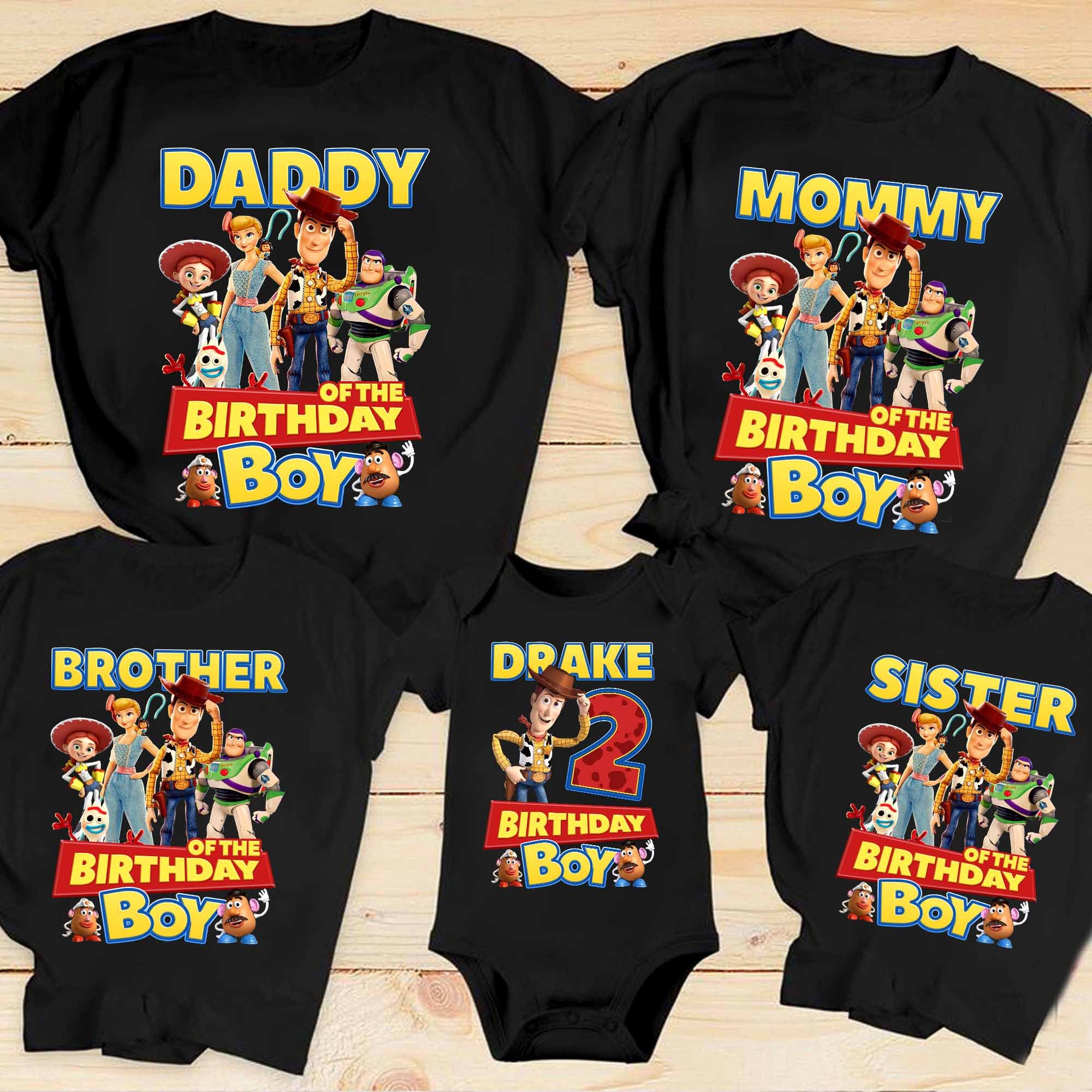Toy Story Birthday shirt Toy Story Family shirt Birthday Etsy