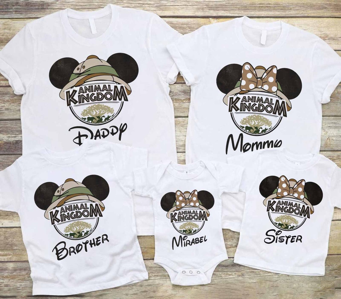 Disney Animal Kingdom shirt Disney Shirts Family Animal | Etsy