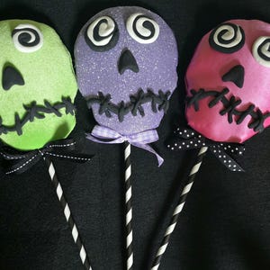 Halloween lollipops, Skeleton Lollipops, wreath attachments, Halloween Decor