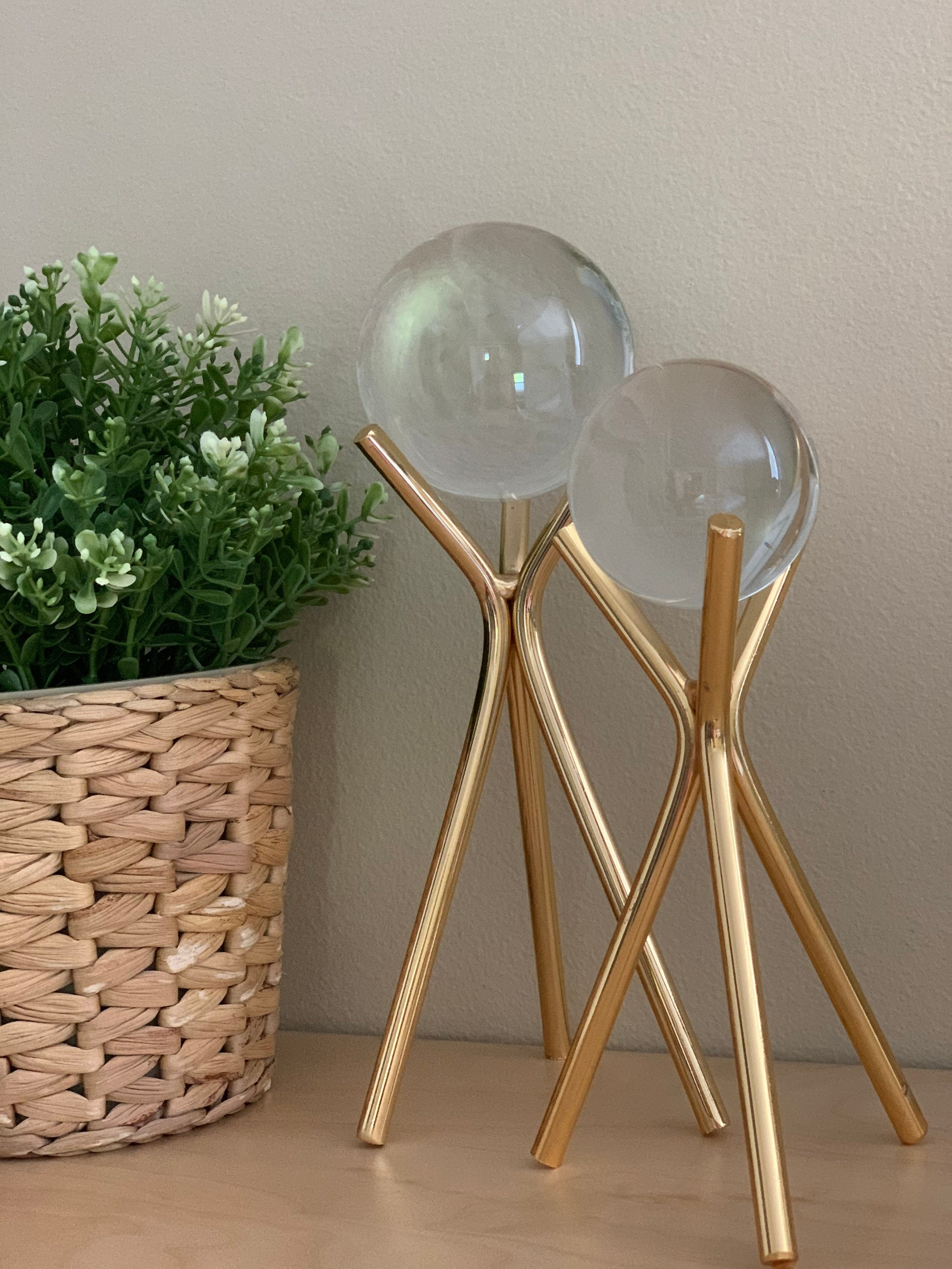 Crystal Ball With Stand Crystal Ball Stand Crystal Ball Etsy