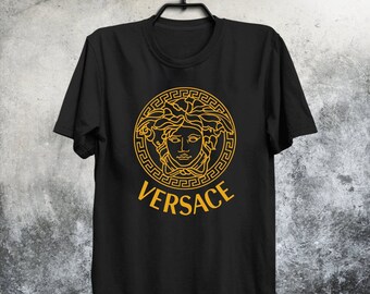 Versace logo tshirt | Etsy