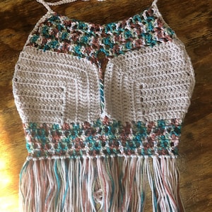 Women’s fringe crop top