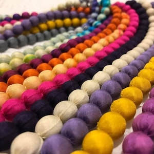 Necklace, Silk Necklace, Long Silk Necklace, Mulberry Wood-Wrapped Silk Necklace, Woodbead Necklace, Gift for Women