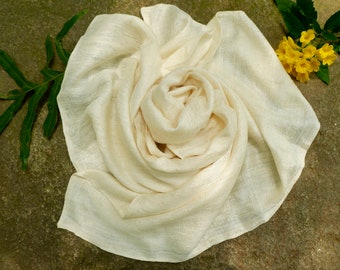 Soft 100% Mulberry Silk Bath Towel – Super Absorbent & Gentle on Skin- Natural Shower Towel